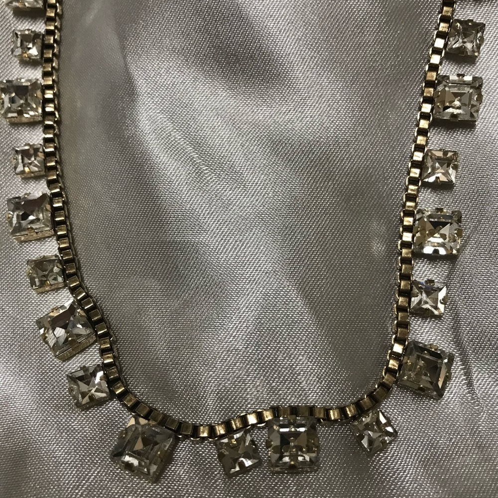 J. Crew Elegant Simple Gold Statement Necklace - Picture 4 of 5